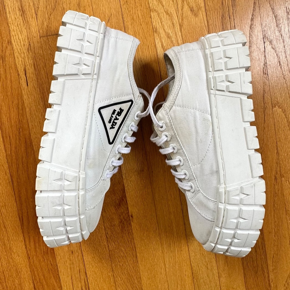 Prada White Sneakers - Picture 2 of 9